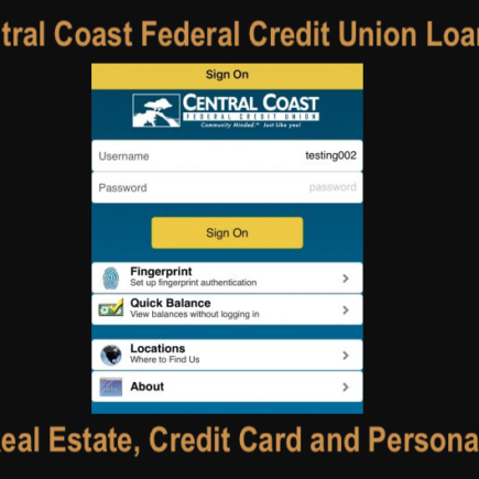 Central Coast Federal Credit Union Loans - Auto, Real Estate, Credit Card and Personal Loans