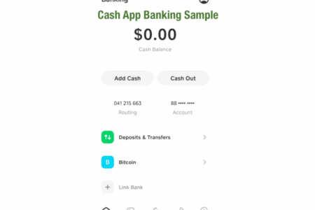 Cash App Routing Number and Direct Deposit Account
